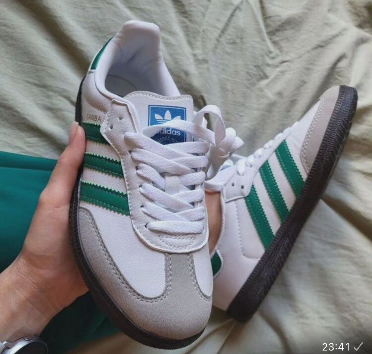 SAMBA WHITE/GREEN