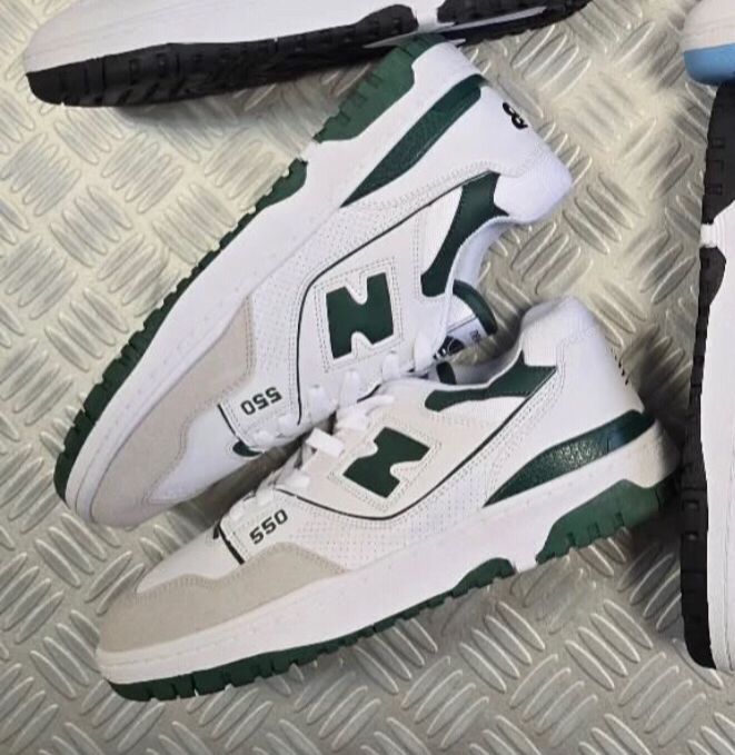 NEW BALANCE 550 WHITE/GREEN