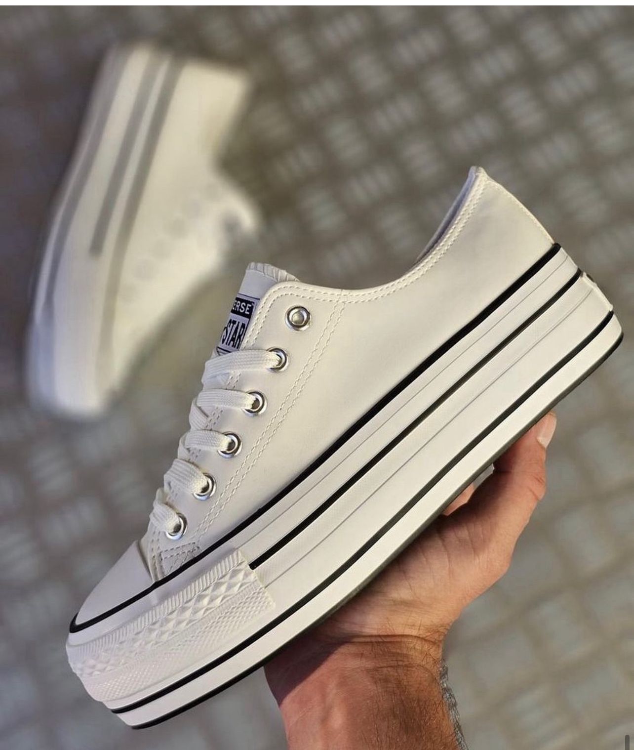 Converse baja doble suela