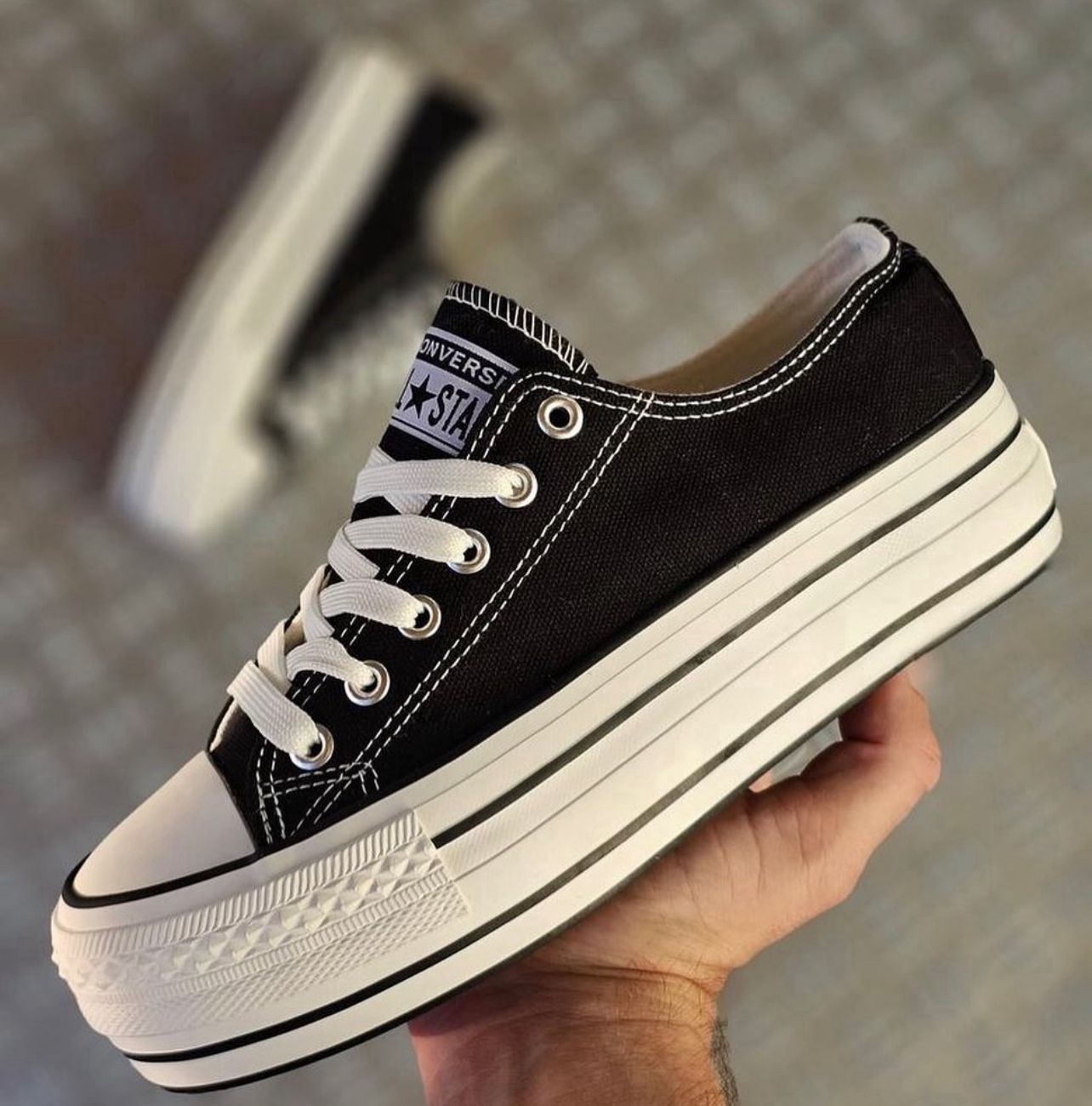 Converse baja doble suela